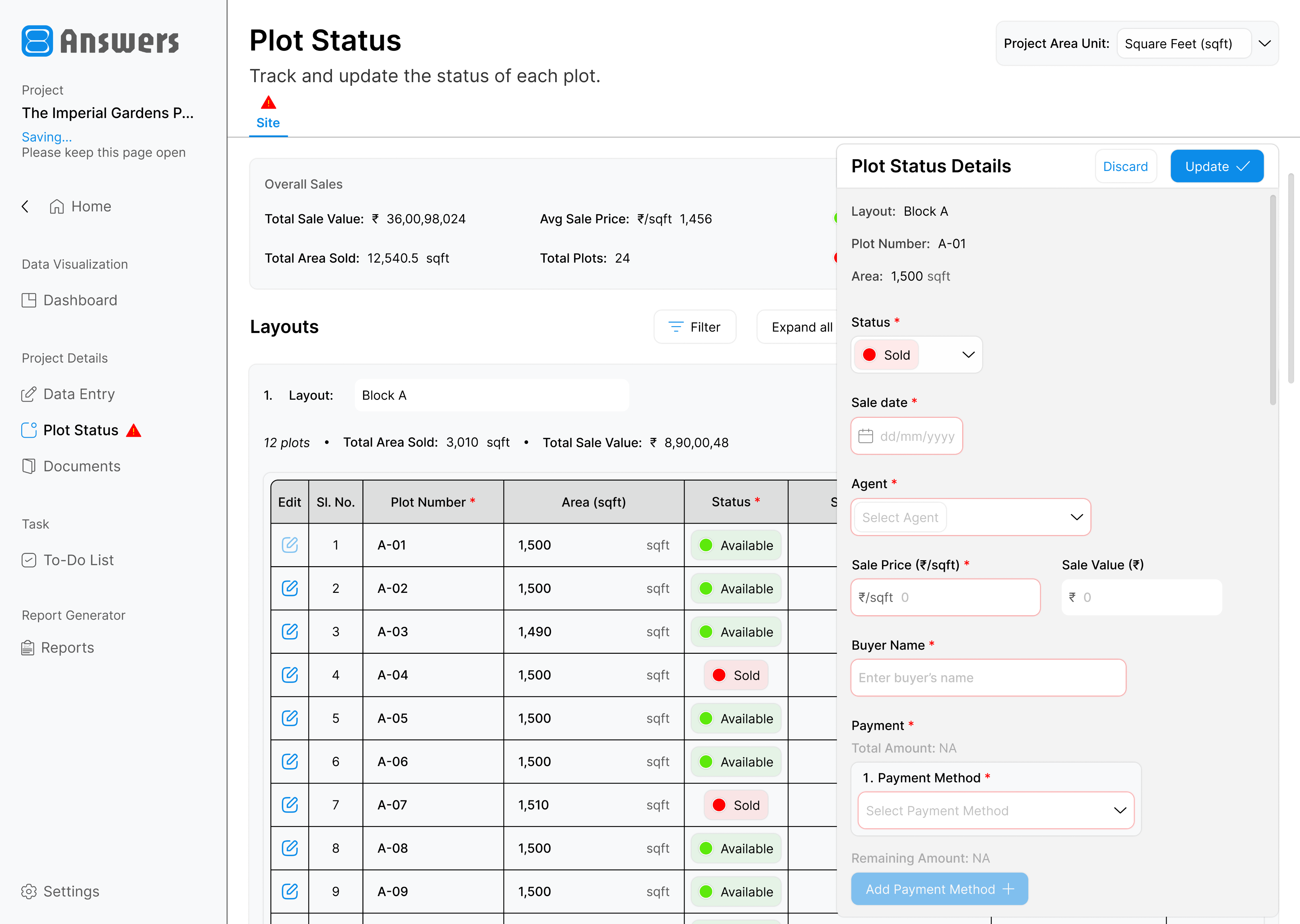 Product view